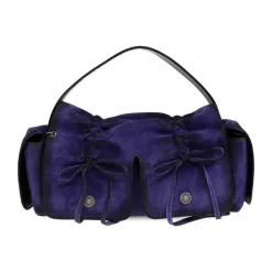 New Multipocket Suede Shoulder Bag Dame Tasker|Håndtasker