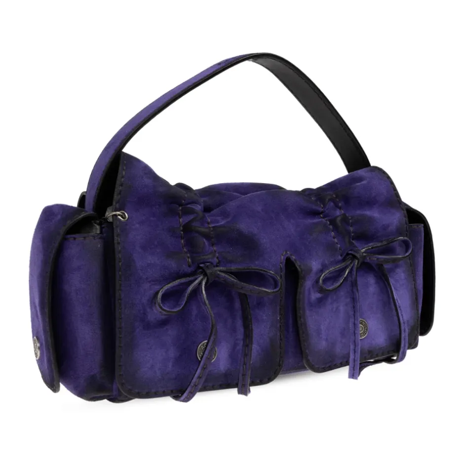 New Multipocket Suede Shoulder Bag Dame Tasker|Håndtasker