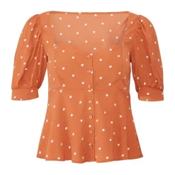 Best Natalia Dot Blouse Dame Bluser & Skjorter