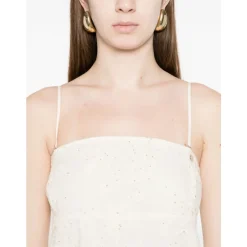 New Natural Flower Sequi Maxi Dress Dame Kjoler