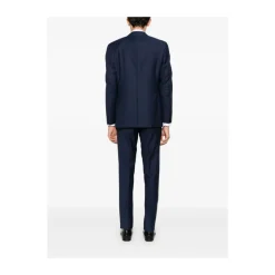Sale Navy Blue Suit with Front Button Jakkesæt