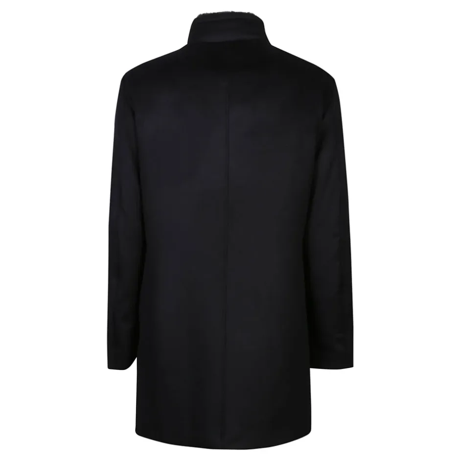 New Navy Bond-Fur-Le Coat Frakker