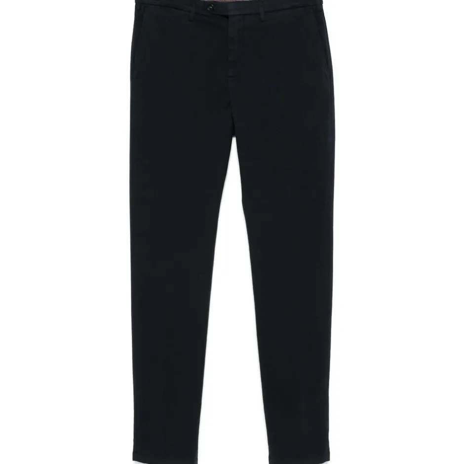 Navy Slim Fit Twill Bukser Bukser