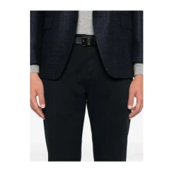 Navy Slim Fit Twill Bukser Bukser