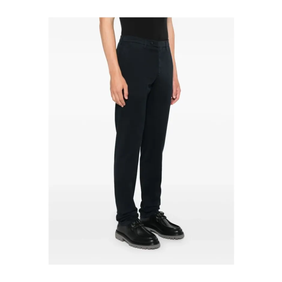Navy Slim Fit Twill Bukser Bukser