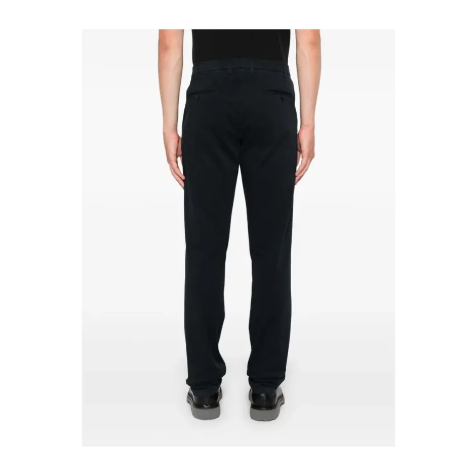 Navy Slim Fit Twill Bukser Bukser