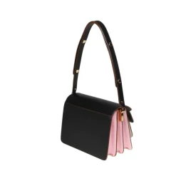 Clearance Nero-Rosa-Nocciola Skuldertaske Dame Skuldertasker