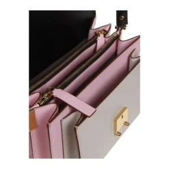 Clearance Nero-Rosa-Nocciola Skuldertaske Dame Skuldertasker