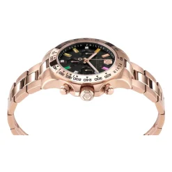 Sale Nobile Lady Chrono Roséguld Sort Armbånd Dame Ure