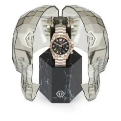Sale Nobile Lady Chrono Roséguld Sort Armbånd Dame Ure