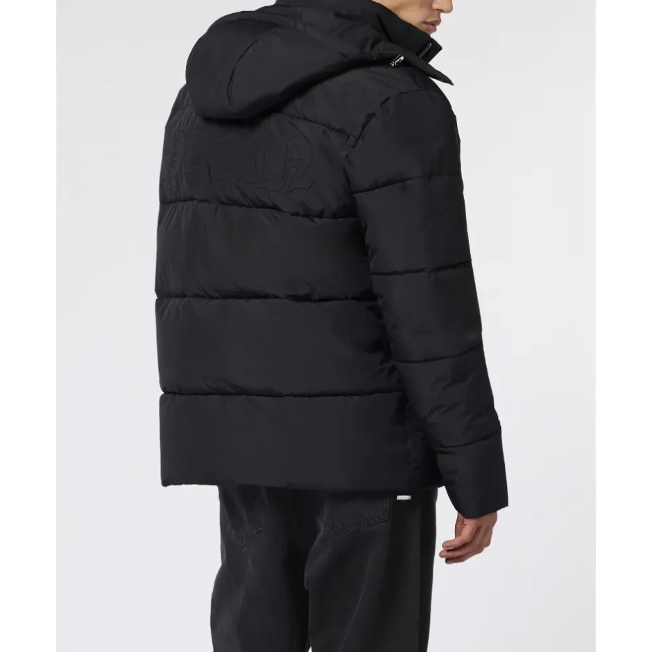 Nylon Puffer Jacket Gothic Plein Jakker