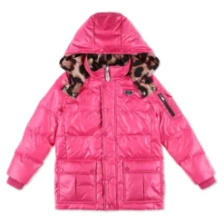 Outlet Nylon Satin Jacket Iconic Plein Børn Jakker