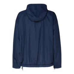Discount Nylonjakke med hætte og brandet tag Træningsjakker