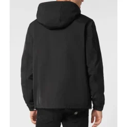 Sale Nylon/Leather Hooded Jacket LS Træningsjakker