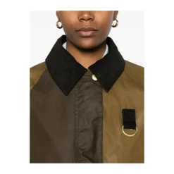 Best Olivengrøn Corduroy Krave Jakke Dame Jakker