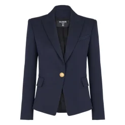 Discount One-button Wool Blazer Dame Jakker