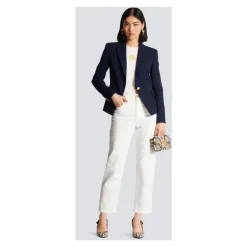 Discount One-button Wool Blazer Dame Jakker