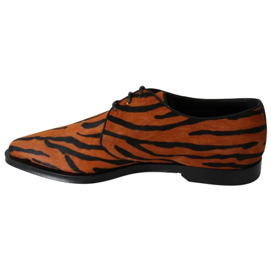 Clearance Tiger Mønster Formel Brogue Sko Dame Snøresko