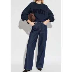 Hot Oversize Sweatshirt Dame Sweatshirts|Striktrøjer & Sweatere