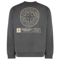 Oversized Crewneck Sweatshirt med Print Sweatshirts