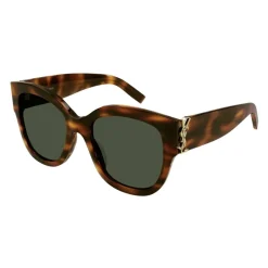 Discount Oversized Havana Cat Eye Solbriller Dame Solbriller