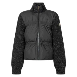 Hot Padded Metallic Wool Zip-Up Cardigan Børn Jakker