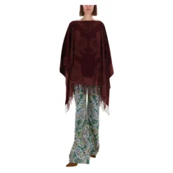 Best Paisley Print Flare Bukser Dame Bukser