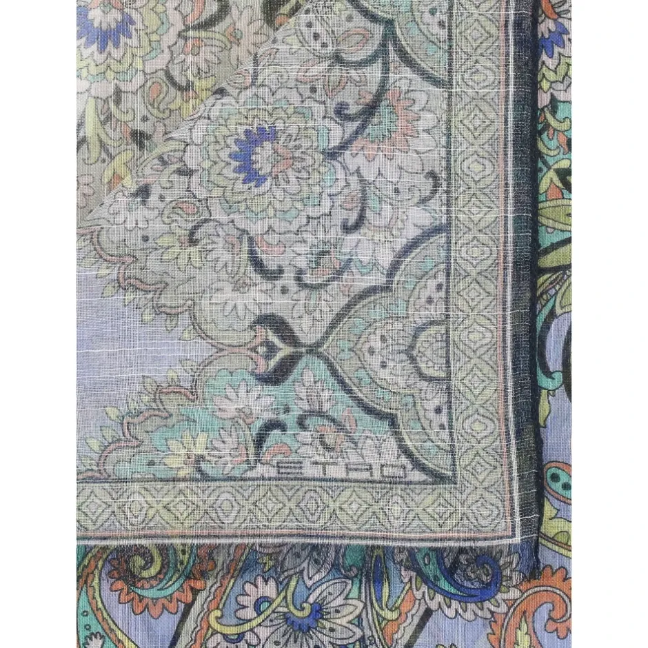 Clearance Paisley Print Multicolor Sjal Dame Tørklæder