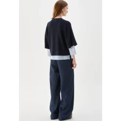 Hot Palmer Textured Cotton Cardigan Dame Striktrøjer & Sweatere
