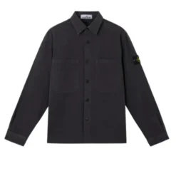 Best Panama Cotton 'Old' Effect Overshirt Jakker