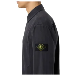 Best Panama Cotton 'Old' Effect Overshirt Jakker