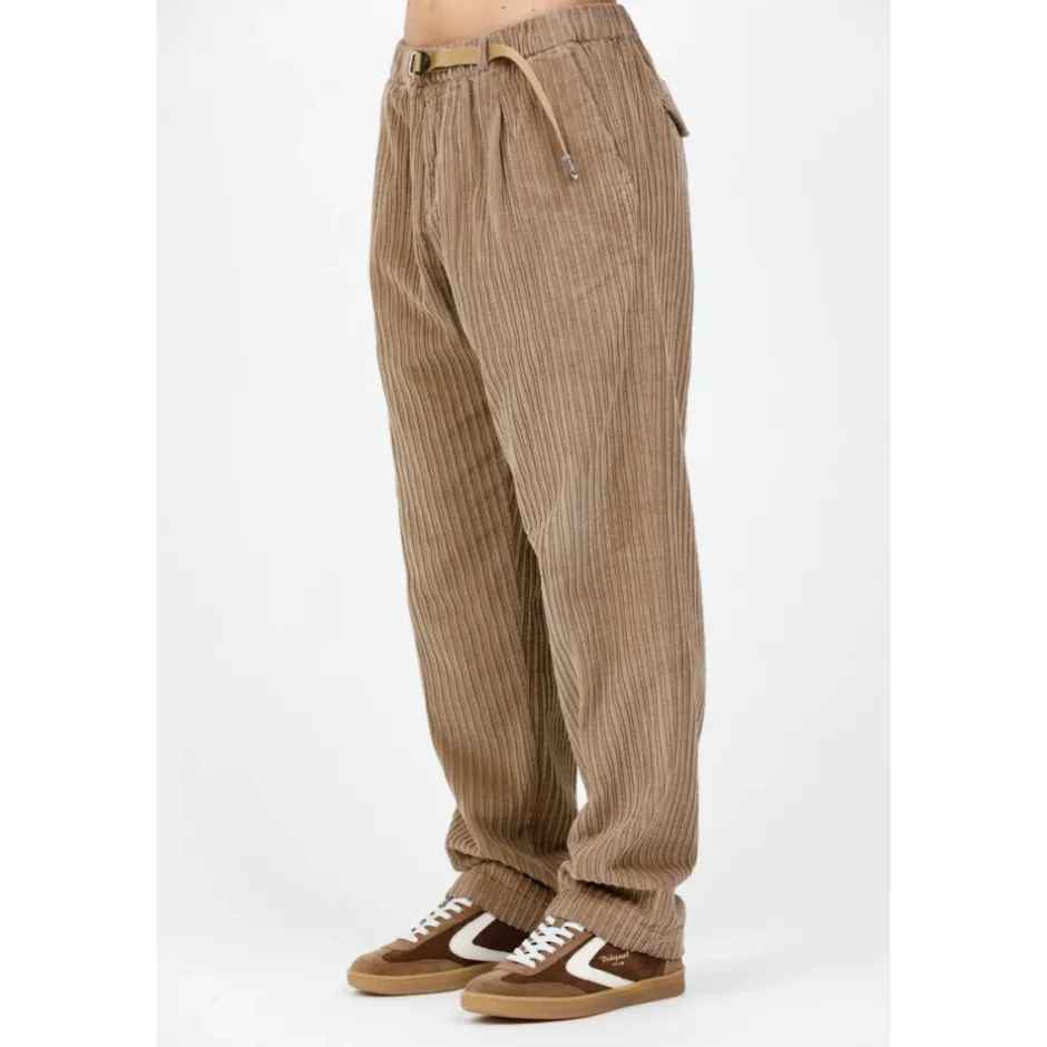 New Pantalone Rebel i fløjlsbukser i klippebrun Bukser