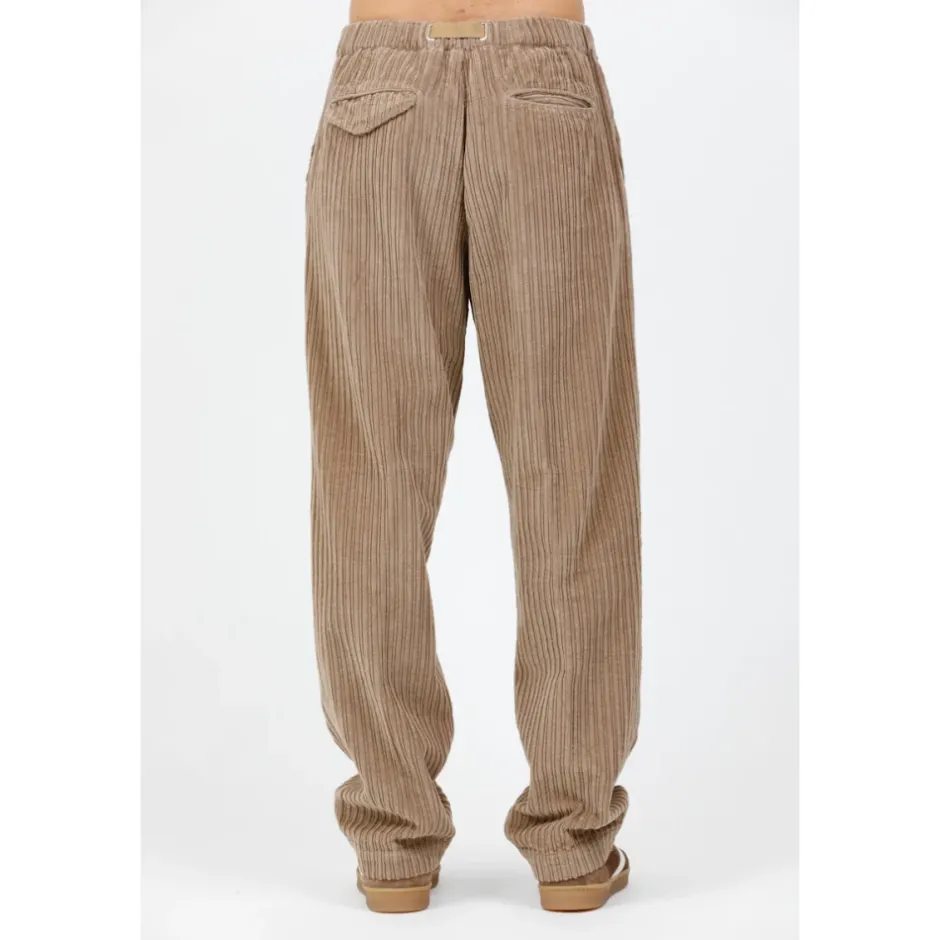 New Pantalone Rebel i fløjlsbukser i klippebrun Bukser
