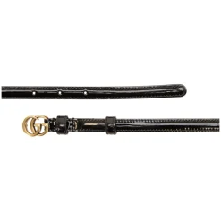 Clearance Patent Leather Belt Dame Bælter