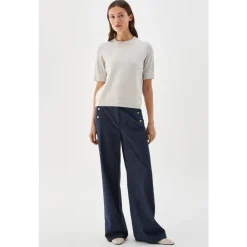 Online Paulina Jacquard Merino Wool Top Dame Striktrøjer & Sweatere