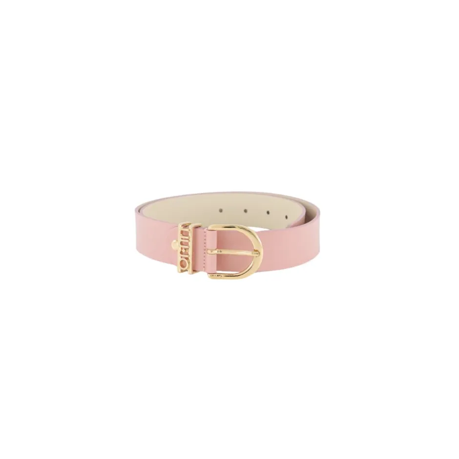 Clearance Peach Faux Leather Bælte Dame Bælter