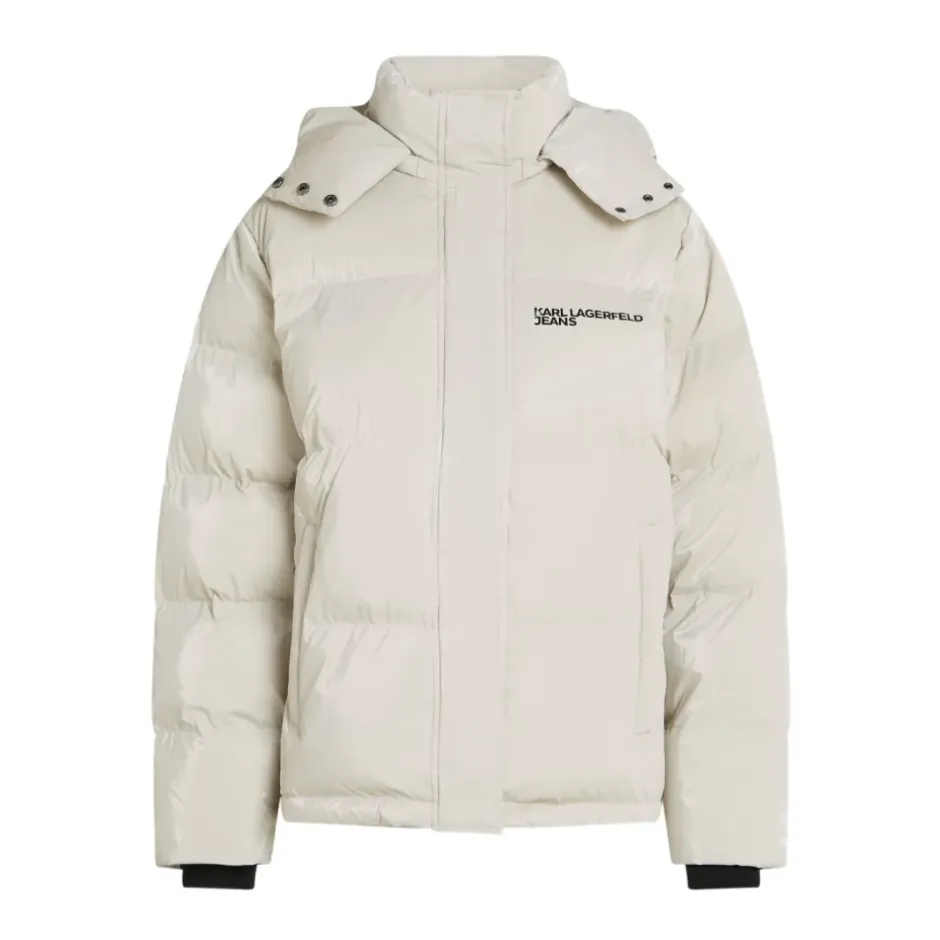 Sale Pearlised Puffer Jacket Dame Jakker
