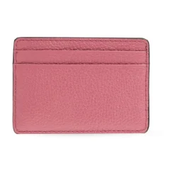 Best Pebbled Leather Card Case Dame Punge & Kortholder