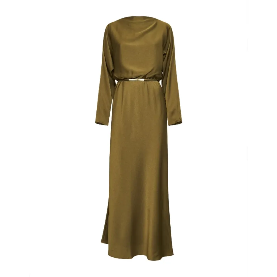 Sale Pentola Satin Dress Dame Kjoler