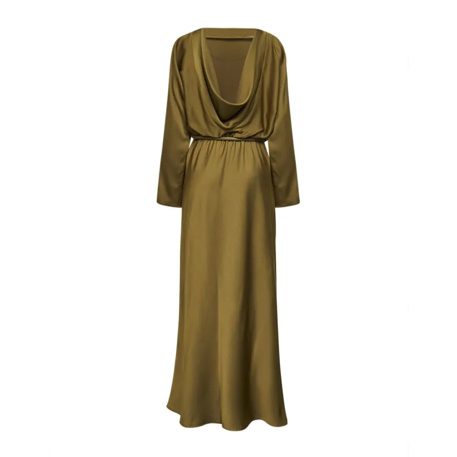 Sale Pentola Satin Dress Dame Kjoler