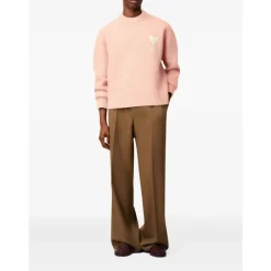 Alpaca Uld Crew Neck Sweater Strik