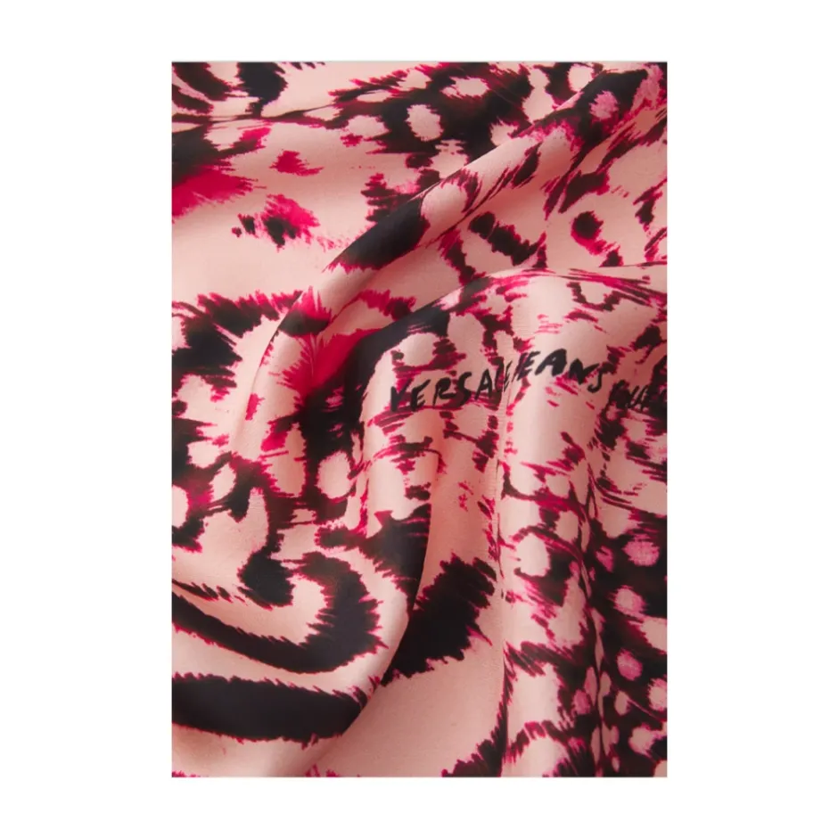 Animal Print Silketørklæde Dame Tørklæder