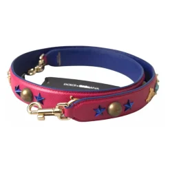 New Pink eksotisk læder studded skulderrem Dame Tilbehør Til Tasker