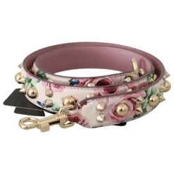 Floral Læder Stud Acry Skulderrem Dame Bæltetasker