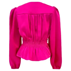 Outlet Satin Twist Blouse Dame Bluser & Skjorter