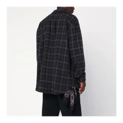 Outlet Plaid Oversized Shirt Skjorter