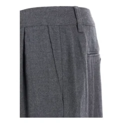 Sale Pleated Wide Slacks Bukser