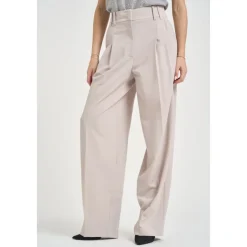 Hot Plisserede Wide Trousers Dame Bukser