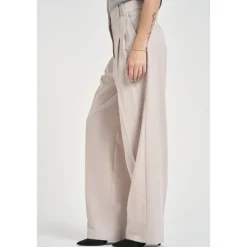 Hot Plisserede Wide Trousers Dame Bukser