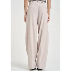 Hot Plisserede Wide Trousers Dame Bukser